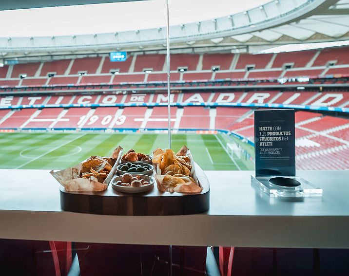 food in a stadium in Spain